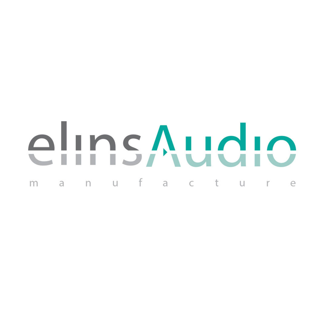ElinsAudio - Manufacture. Projekt logotypu firmy produkującej sprzęt audiofilski.